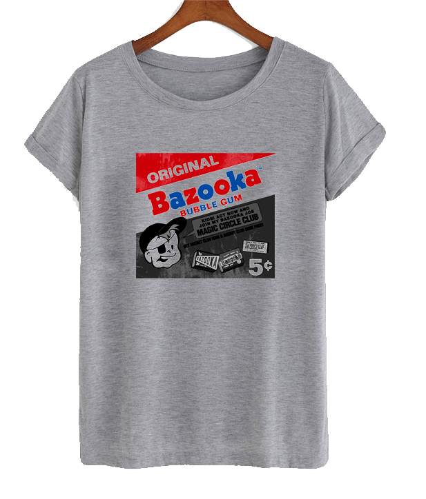 bazooka bubble gum t shirt