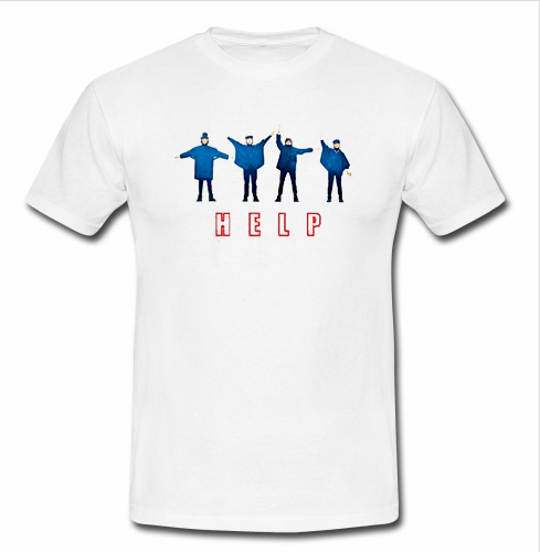 beatles help shirt