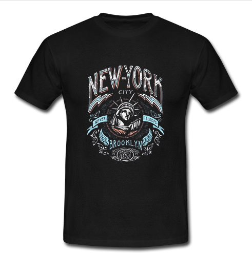 New York City Never Sleeps Logo t shirt - Clothform.com