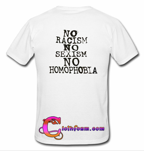 no racism shirt