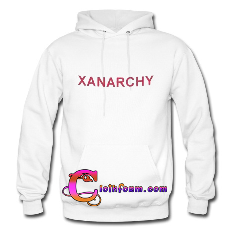 pink xanarchy hoodie
