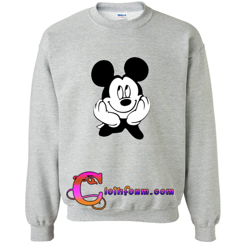 american eagle mickey mouse sweatshirt