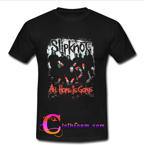 slipknot all hope is gone shirt