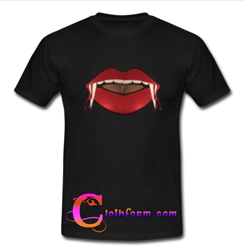 vampire lips shirt