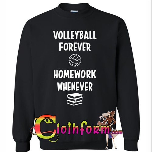 volleyball crewneck sweatshirt