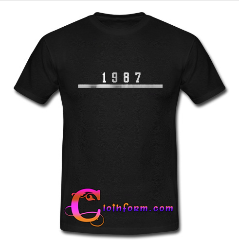 1987 t shirt