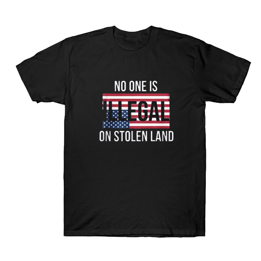 no one is illegal t shirt