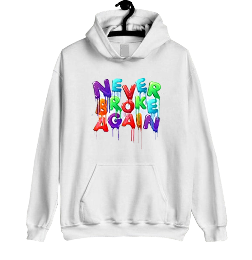 never broke again hoodie and sweatpants